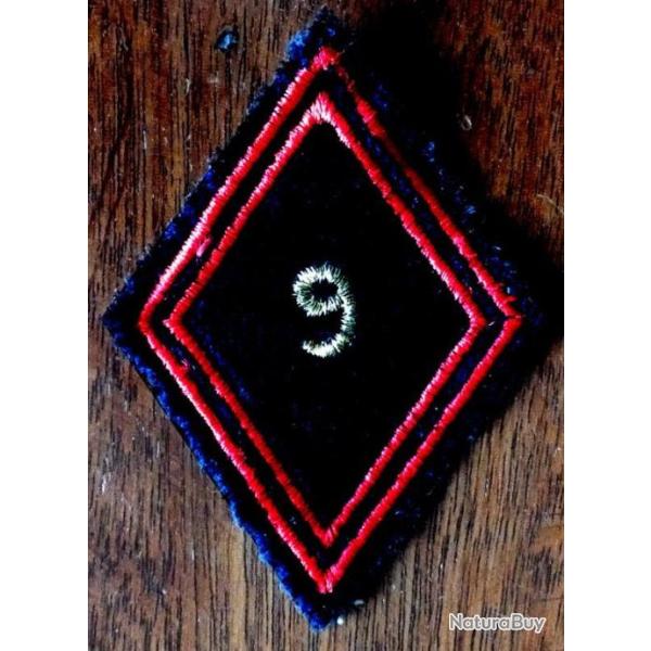 Patch � coudre losange mod 45 6� / 9� r�giment du G�nie sous-Officier pour collection ne pas porter.