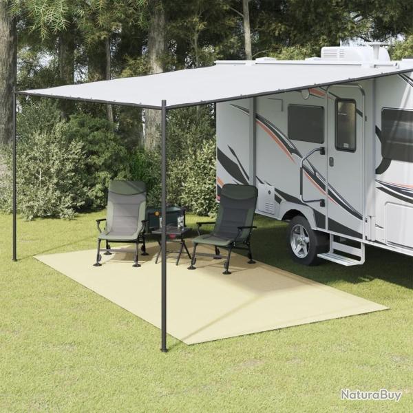 Tapis de tente cr�me 4x2,5 m