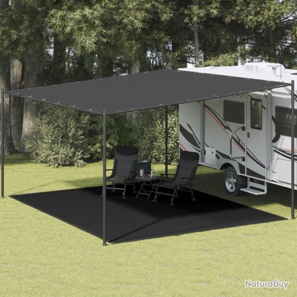 Tapis de tente 400x500 cm Noir alsavelo