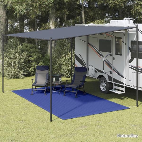 Tapis de tente 250x450 cm Bleu alsavelo