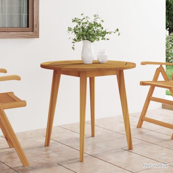 Table de jardin �85x75 cm Bois d'acacia solide