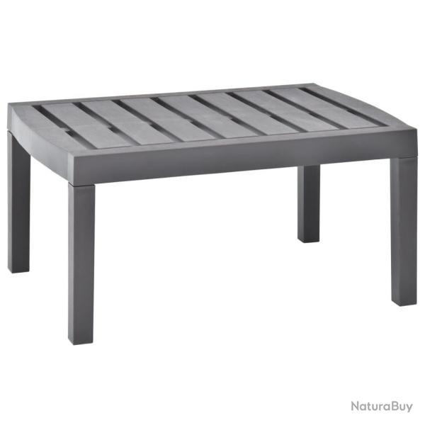 Table de jardin Moka 78x55x38 cm Plastique alsavelo
