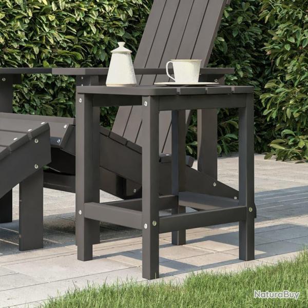 Table de jardin Adirondack Anthracite 38x38x46 cm PEHD