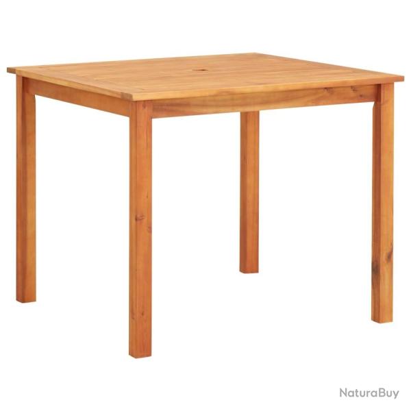 Table de jardin 88x88x74 cm Bois d'acacia massif alsavelo