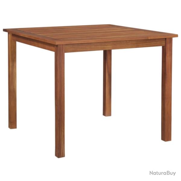 Table de jardin 85x85x74 cm Bois d'acacia massif alsavelo
