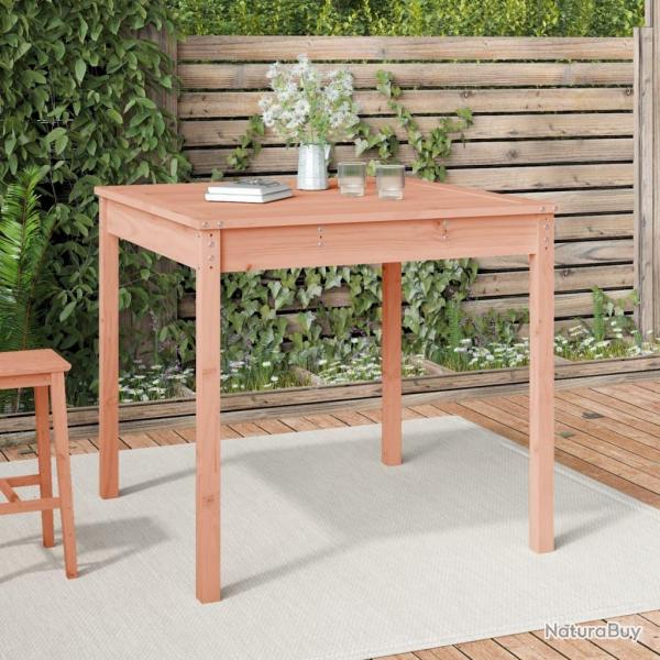 Table de jardin 82,5x82,5x76 cm bois massif de douglas