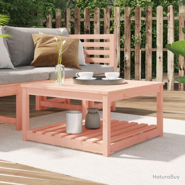 Table de jardin 82,5x82,5x45 cm bois massif de douglas alsavelo