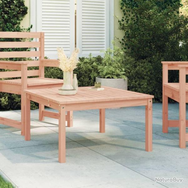 Table de jardin 82,5x82,5x45 cm bois massif de douglas alsavelo