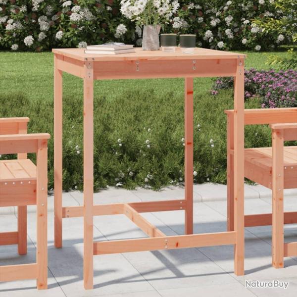 Table de jardin 82,5x82,5x110 cm bois massif de douglas alsavelo