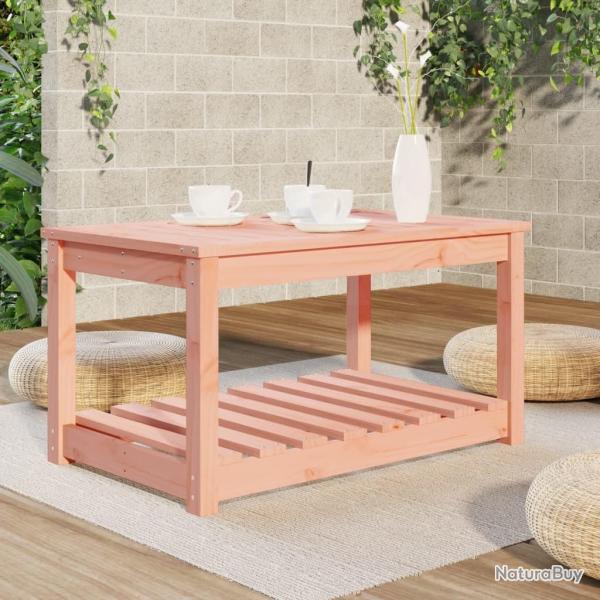 Table de jardin 82,5x50,5x45 cm bois massif de douglas alsavelo