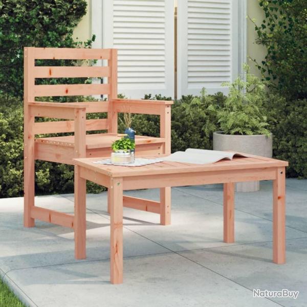 Table de jardin 82,5x50,5x45 cm bois massif de douglas alsavelo