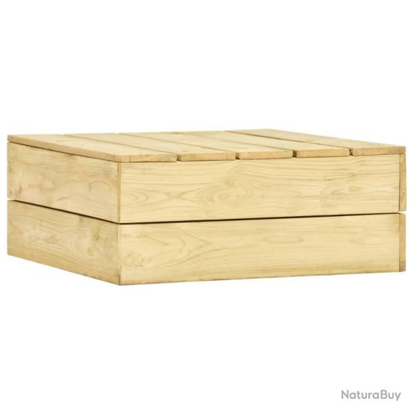 Table de jardin 75x75x31 cm Bois de pin impr�gn�
