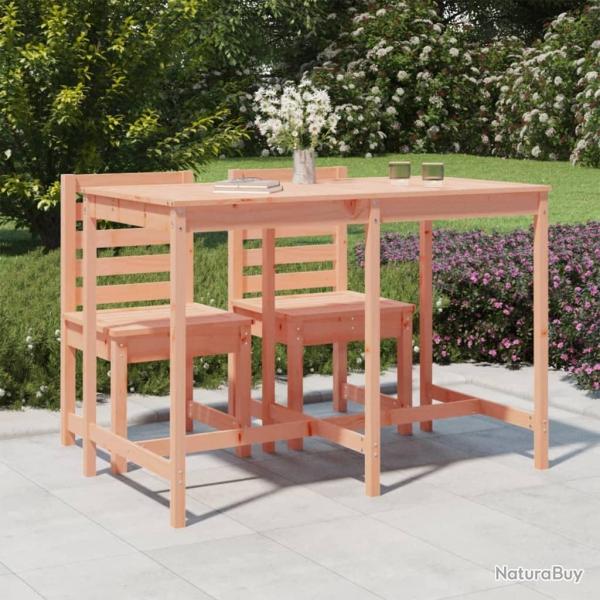 Table de jardin 159,5x82,5x110 cm bois massif de douglas alsavelo