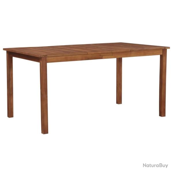 Table de jardin 150x90x74 cm Bois d'acacia massif alsavelo