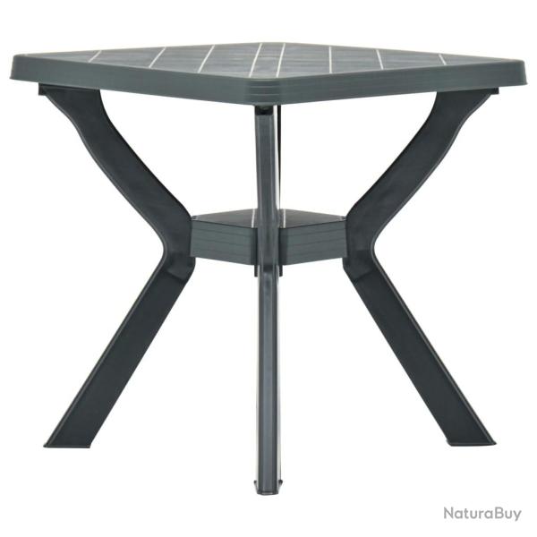 Table de bistro Vert 70x70x72 cm Plastique alsavelo