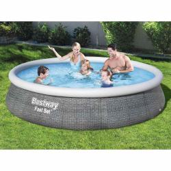 piscine gonflable Fast Set avec pompe 396x84 cm alsavelo