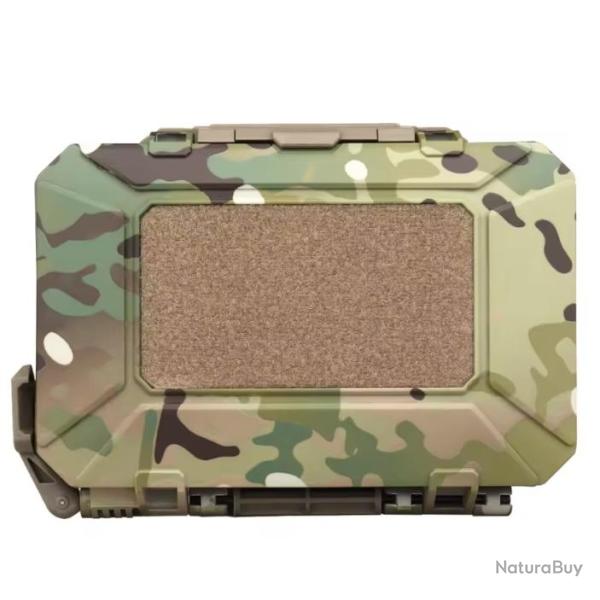 Mallette Tactique �tanche Rangement Airsoft Paintball Chasse et Tir Camouflage 19,5 x 14,5 x 5,5 cm