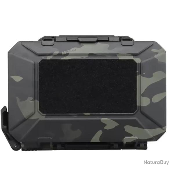 Mallette Tactique �tanche Airsoft Paintball Chasse et Tir Camouflage Noir 19,5 x 14,5 x 5,5 cm