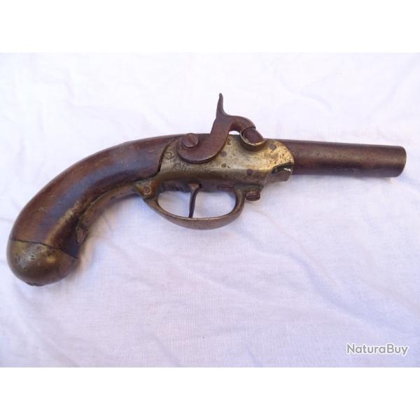405- lot ancien pistolet r�glementaire Mle 1777 a restaurer