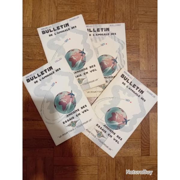 Arm�e de l'air. Essais en Vol. Fiscales ann�es 1958, 1959,1960