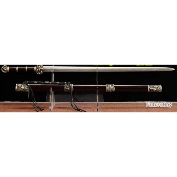 pe Jian du Blier - Acier Damas Pli - Puissance et Mystique