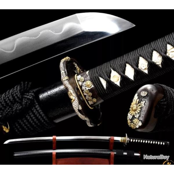 katana japonais de haute qualit�, forg� selon des techniques traditionnelles par Yoshihisa Masakasu