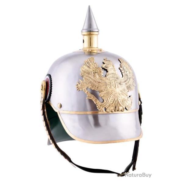 Casque � pointe de cuirassier prussienne 1889 cuir