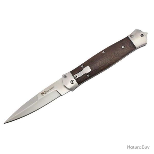 COUTEAU AUTOMATIQUE MAX KNIVES MKO15 ACIER BOIS