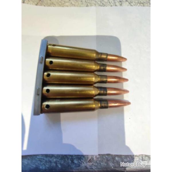 Vend 5 cartouches Neutra  6.5 X55 su�doise sur lame chargeur cat D