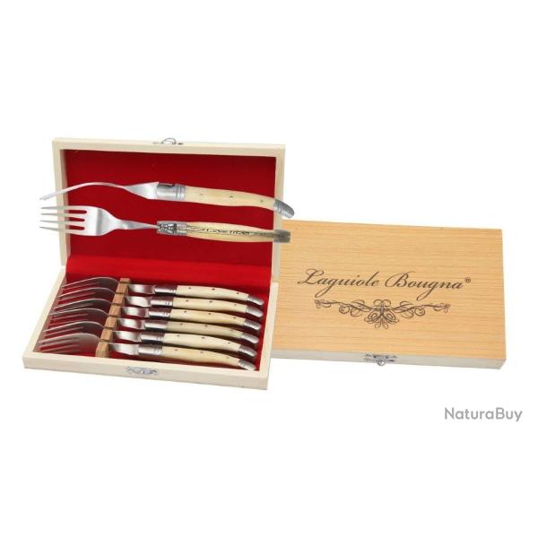 Coffret de 6 couteaux de table - os