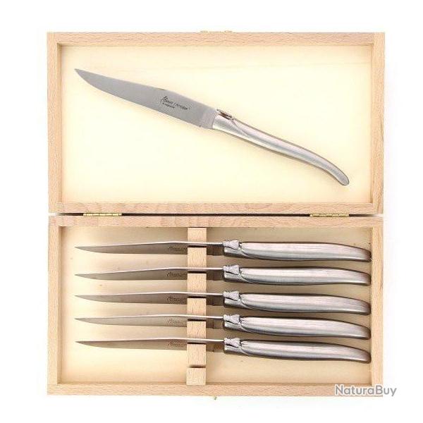 Coffret 6 couteaux inox