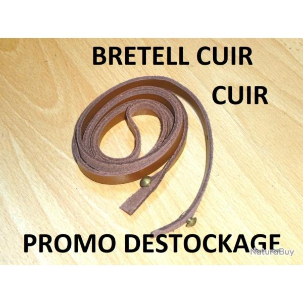bretelle carabine de jardin cuir largeur 9.85mm longueur 125mm- VENDU PAR JEPERCUTE (GE129)