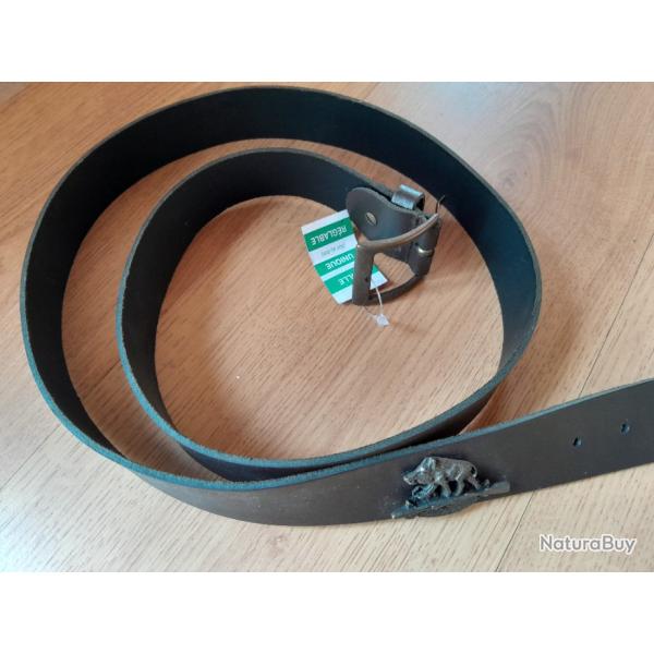 Belle ceinture motif Sanglier125 cm