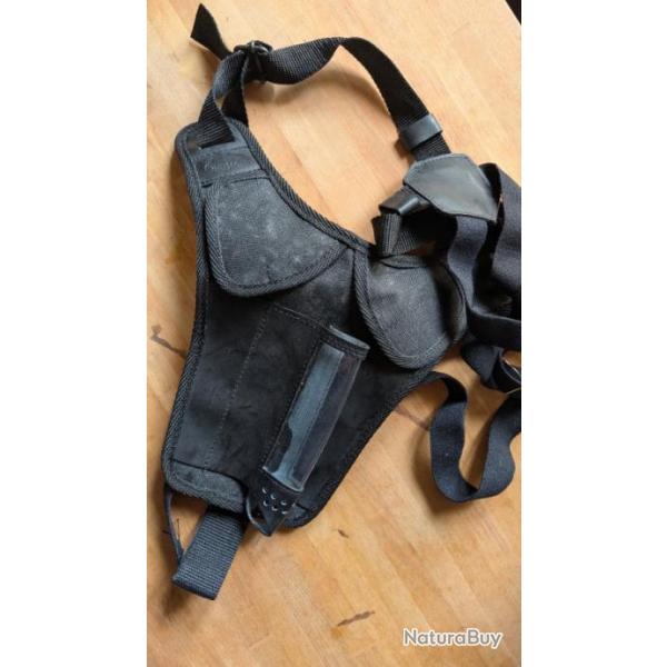 Holster d'paule Police bombe CS