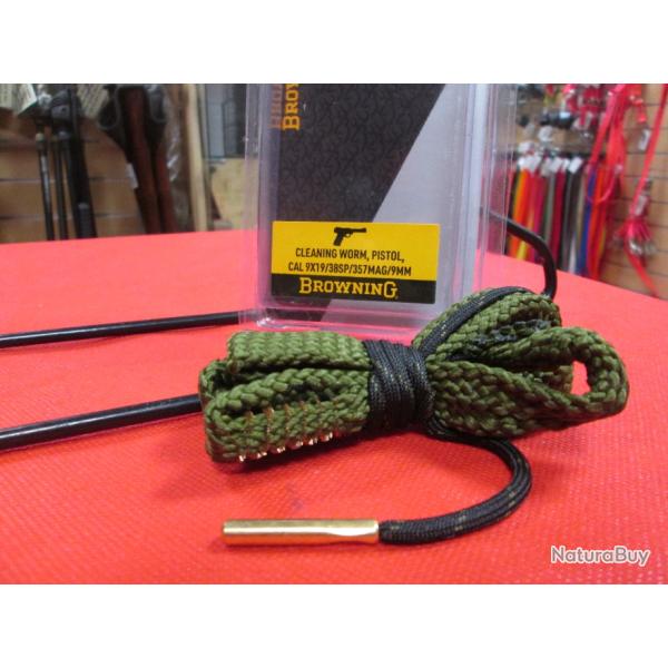 Cordon de nettoyage cal.9mm /38/ 357 (Bore Snake) Browning