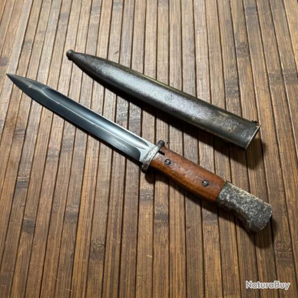 BA�ONNETTE ALLEMANDE 98K DE 1937 BERG & CO PR�COCE MONOMATRICULE WW2