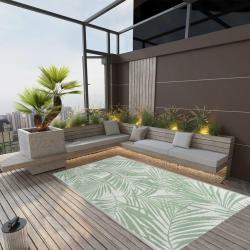 Tapis d'ext&eacute;rieur ARAKIL Vert 160x230 cm PP alsavelo