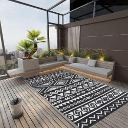 Tapis d'ext&eacute;rieur ARAKIL Noir 190x290 cm PP