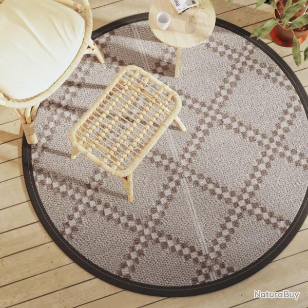 Tapis d'ext�rieur ARAKIL marron �160 cm PP