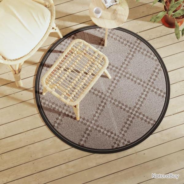 Tapis d'ext�rieur ARAKIL marron �120 cm PP