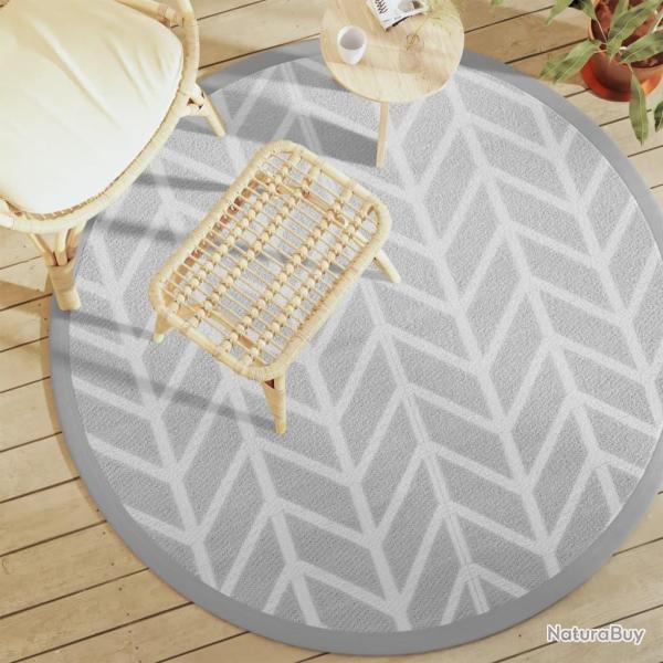 Tapis d'extrieur ARAKIL gris 160 cm PP alsavelo