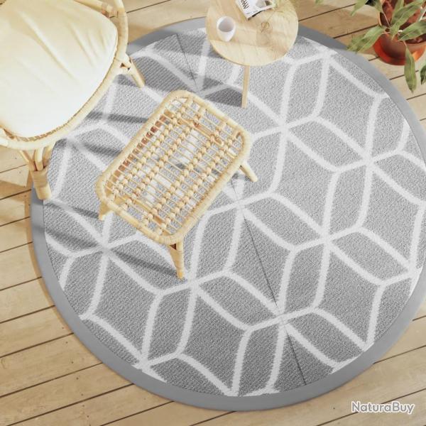 Tapis d'ext�rieur ARAKIL gris �160 cm PP alsavelo