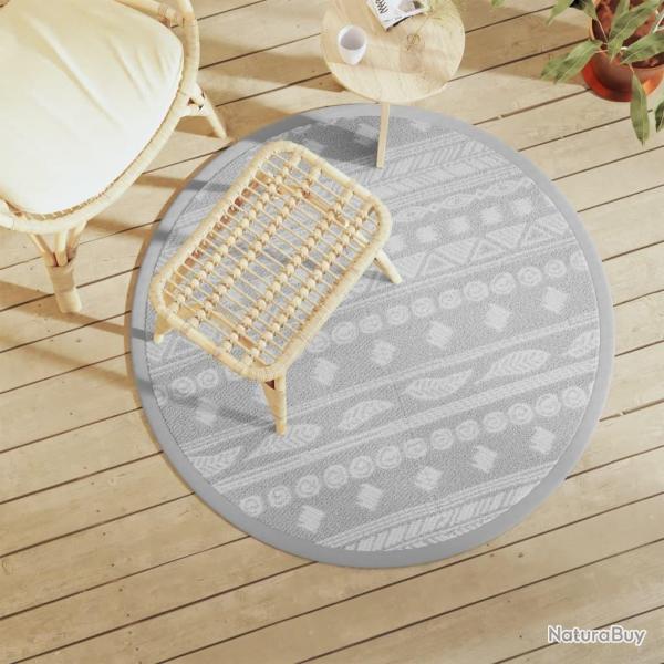 Tapis d'ext�rieur ARAKIL gris �120 cm PP alsavelo