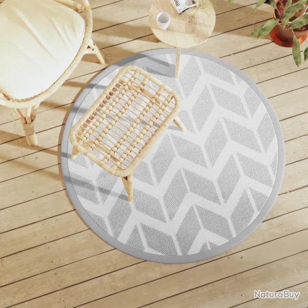 Tapis d'ext�rieur ARAKIL gris �120 cm PP alsavelo