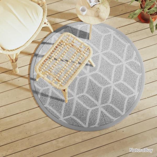 Tapis d'ext�rieur ARAKIL gris �120 cm PP