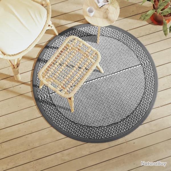 Tapis d'ext�rieur ARAKIL gris �120 cm PP alsavelo