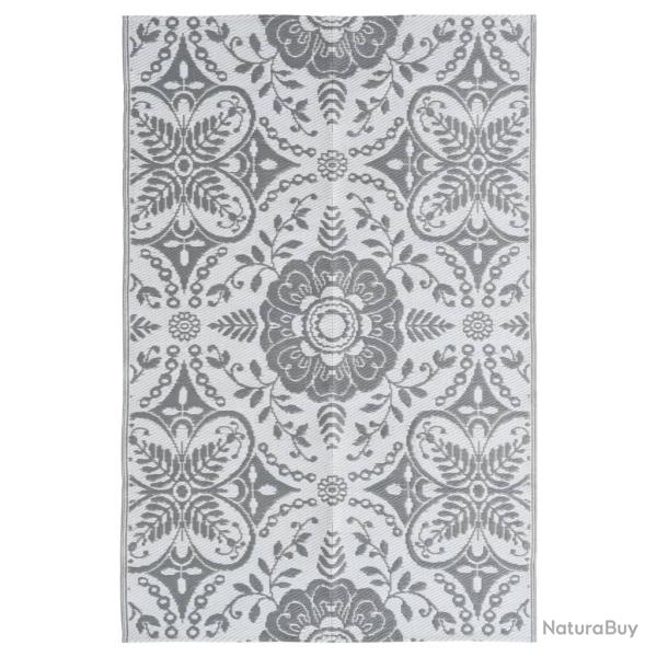 Tapis d'extrieur ARAKIL Gris clair 120x180 cm PP alsavelo