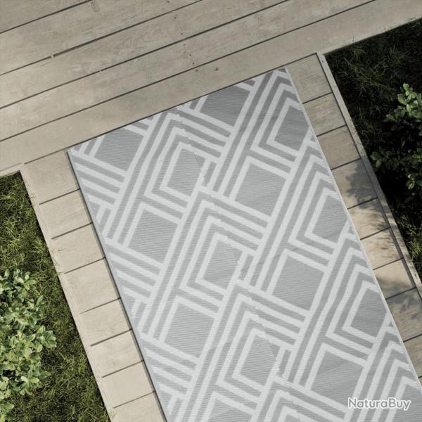 Tapis d'ext�rieur ARAKIL gris 80 x 250 cm PP alsavelo