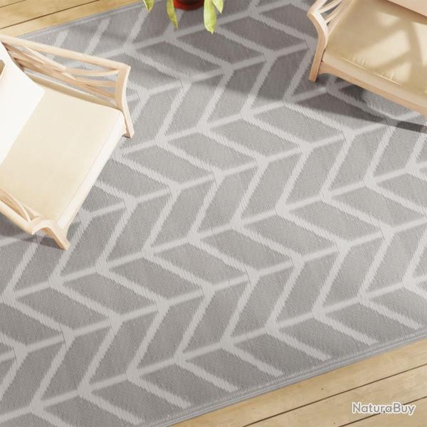Tapis d'ext�rieur ARAKIL Gris 190x290 cm PP alsavelo
