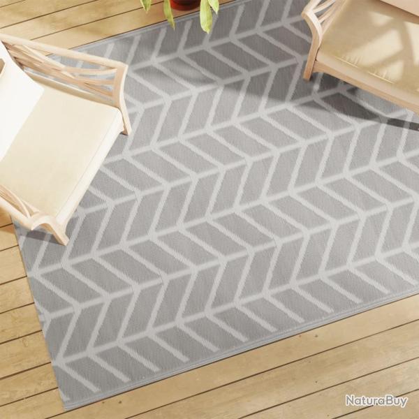 Tapis d'extrieur ARAKIL Gris 160x230 cm PP alsavelo